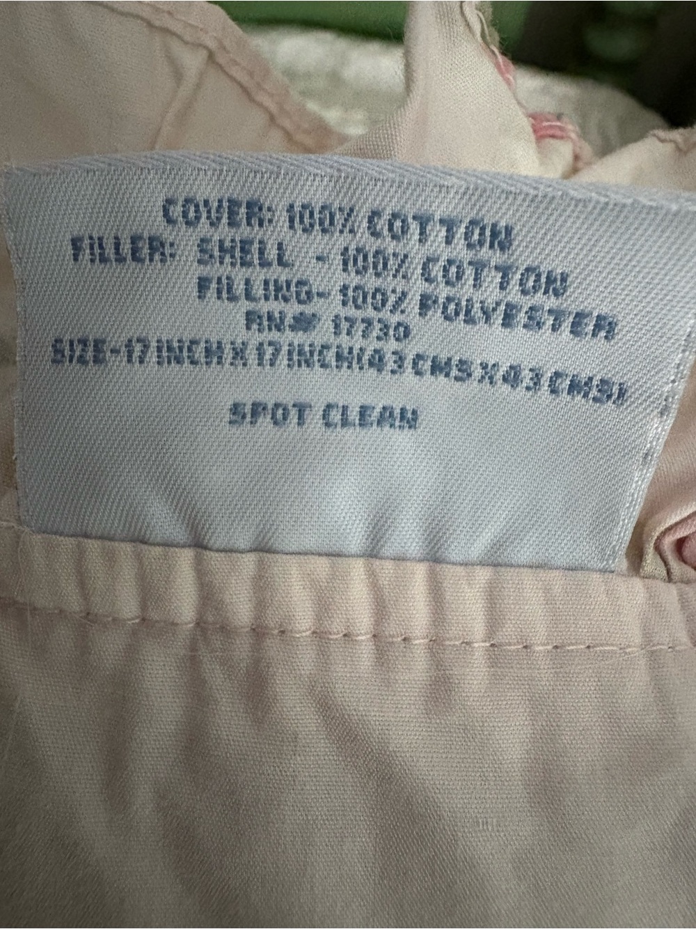 Simply Shabby Chic Pink Ruffle Pilllow Has Flaw See photos - Picture 7 of 12